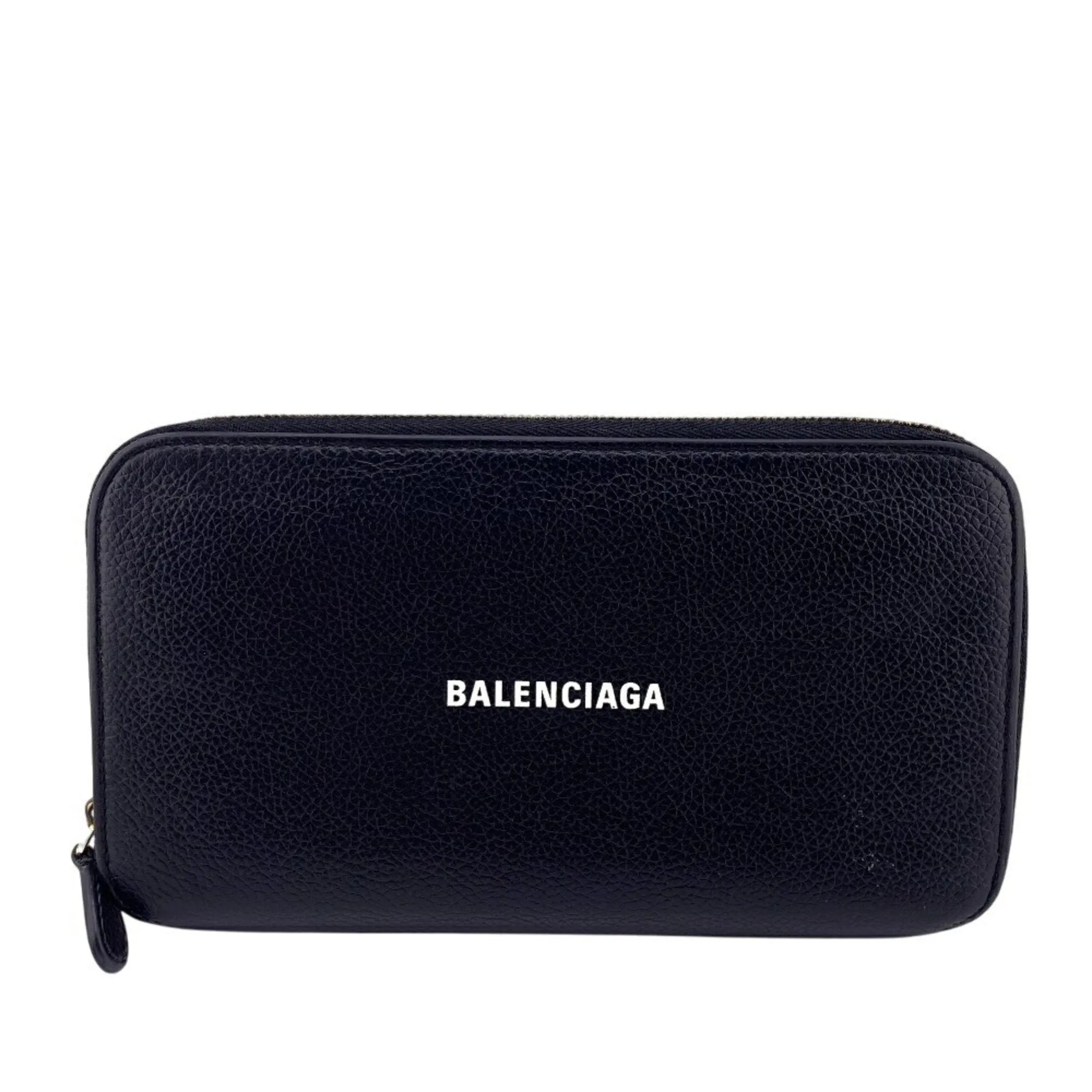 Balenciaga Leather Long Wallet (Bi-Fold) (Pre-Owned)