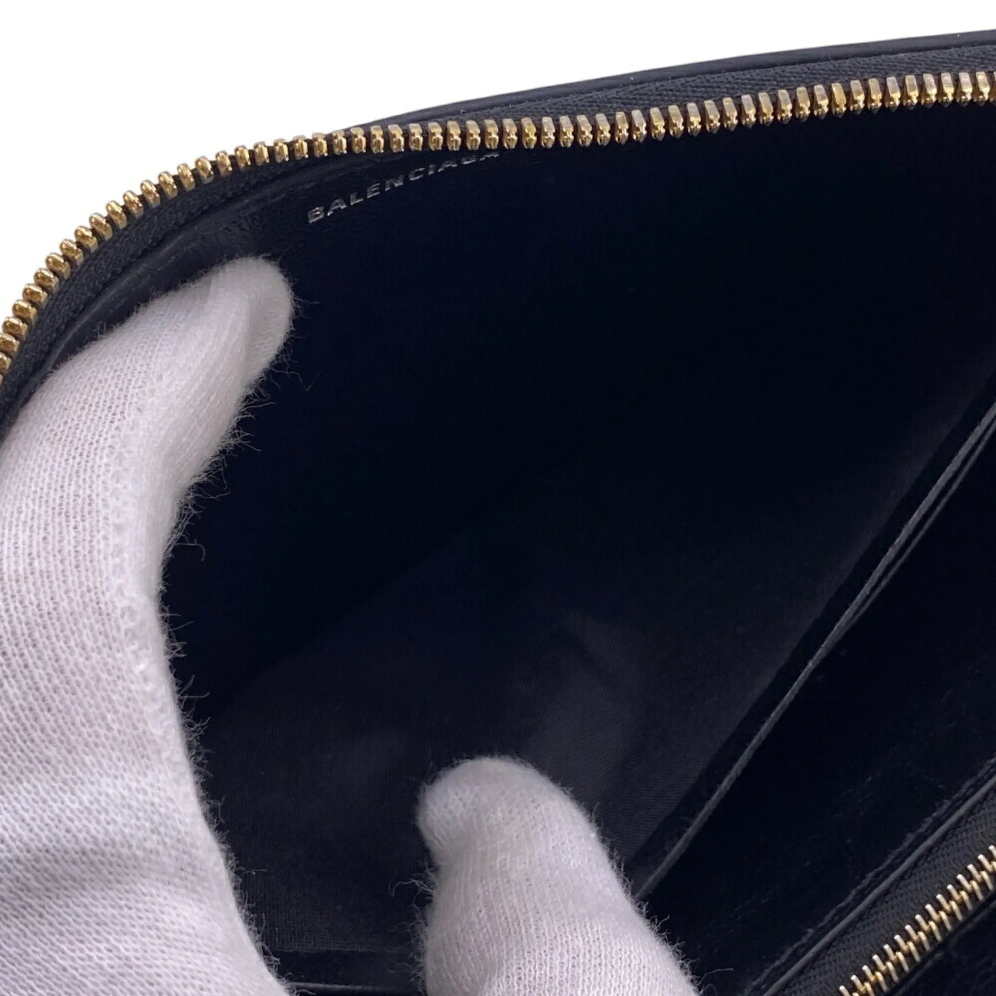 Balenciaga Leather Long Wallet (Bi-Fold) (Pre-Owned)