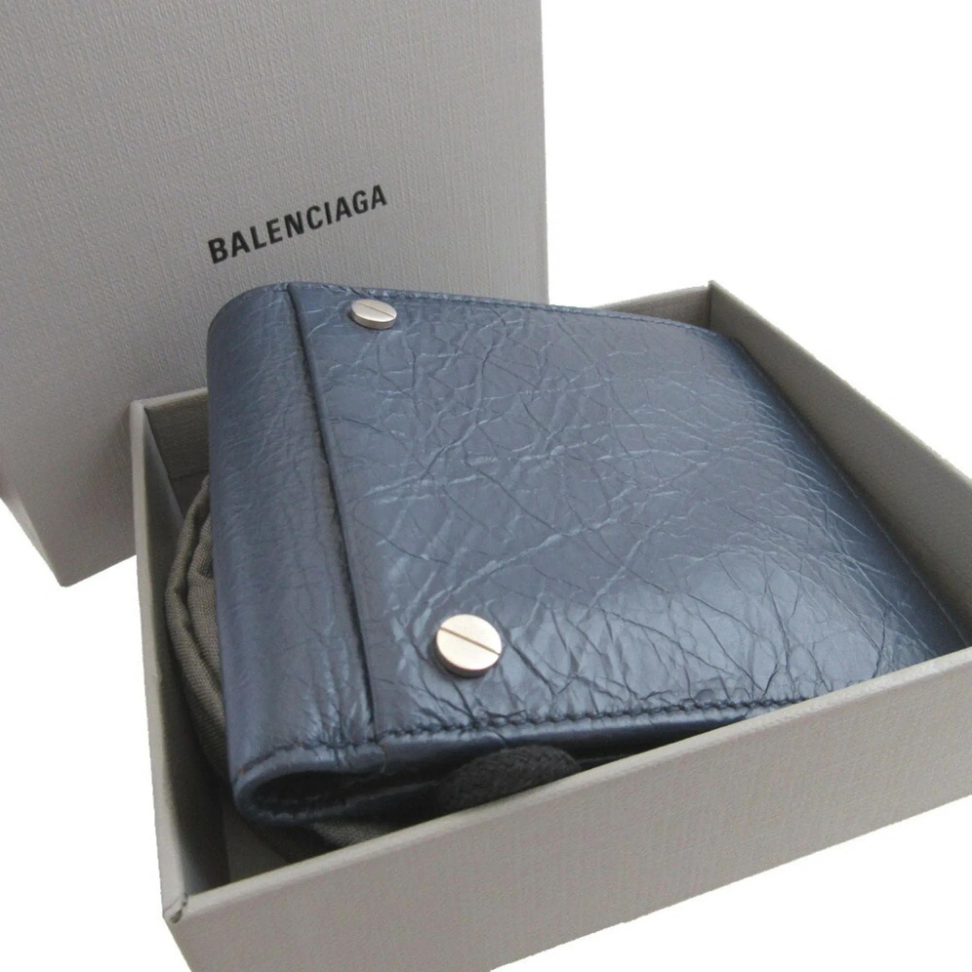 Balenciaga Leather Wallet (Bi-Fold) (Pre-Owned)