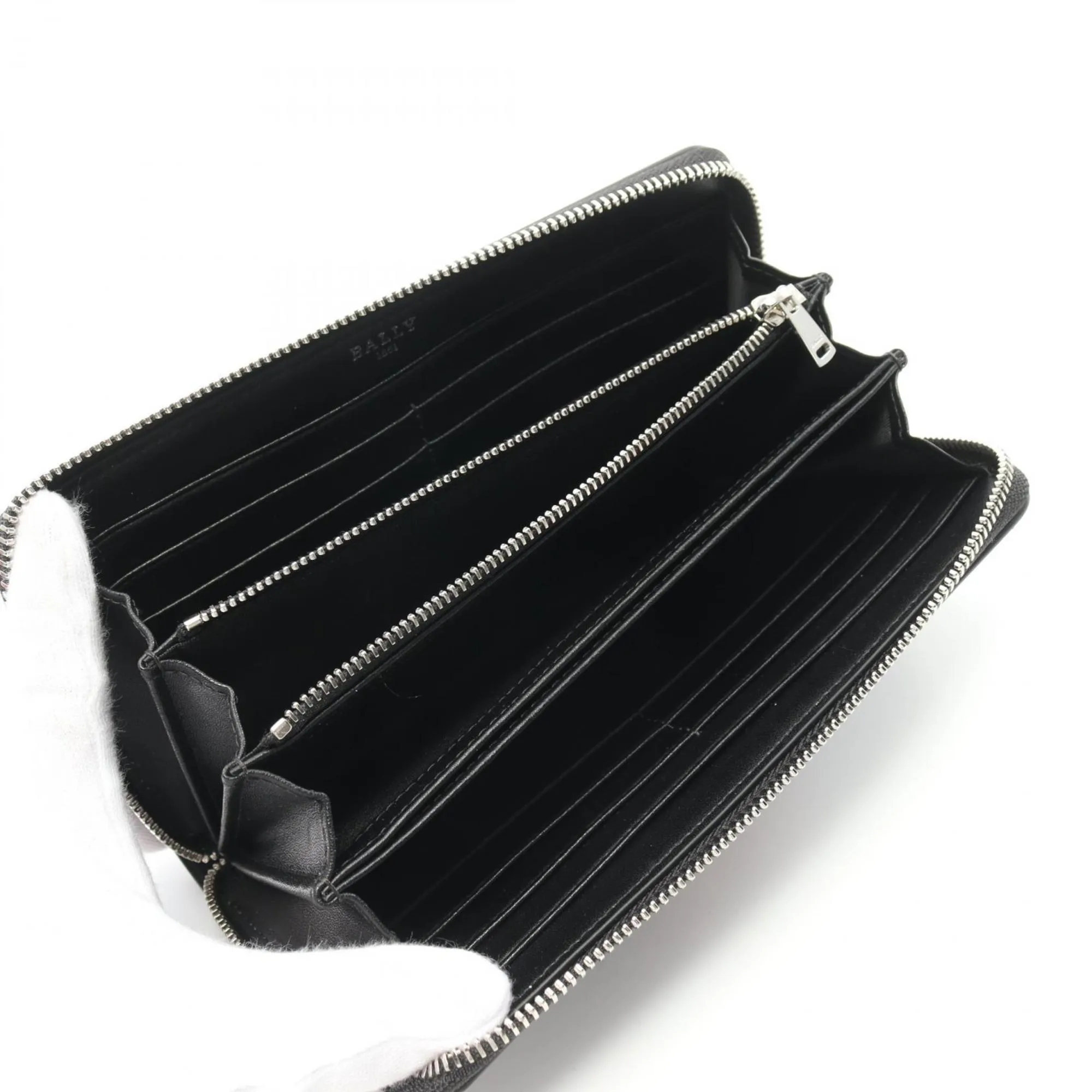 Bally  Leather Long Wallet (Bi-Fold) (Pre-Owned)