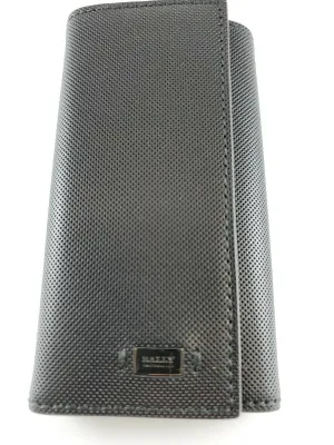 Bally Maltos Men's 6218440 Black Leather Key Case Wallet
