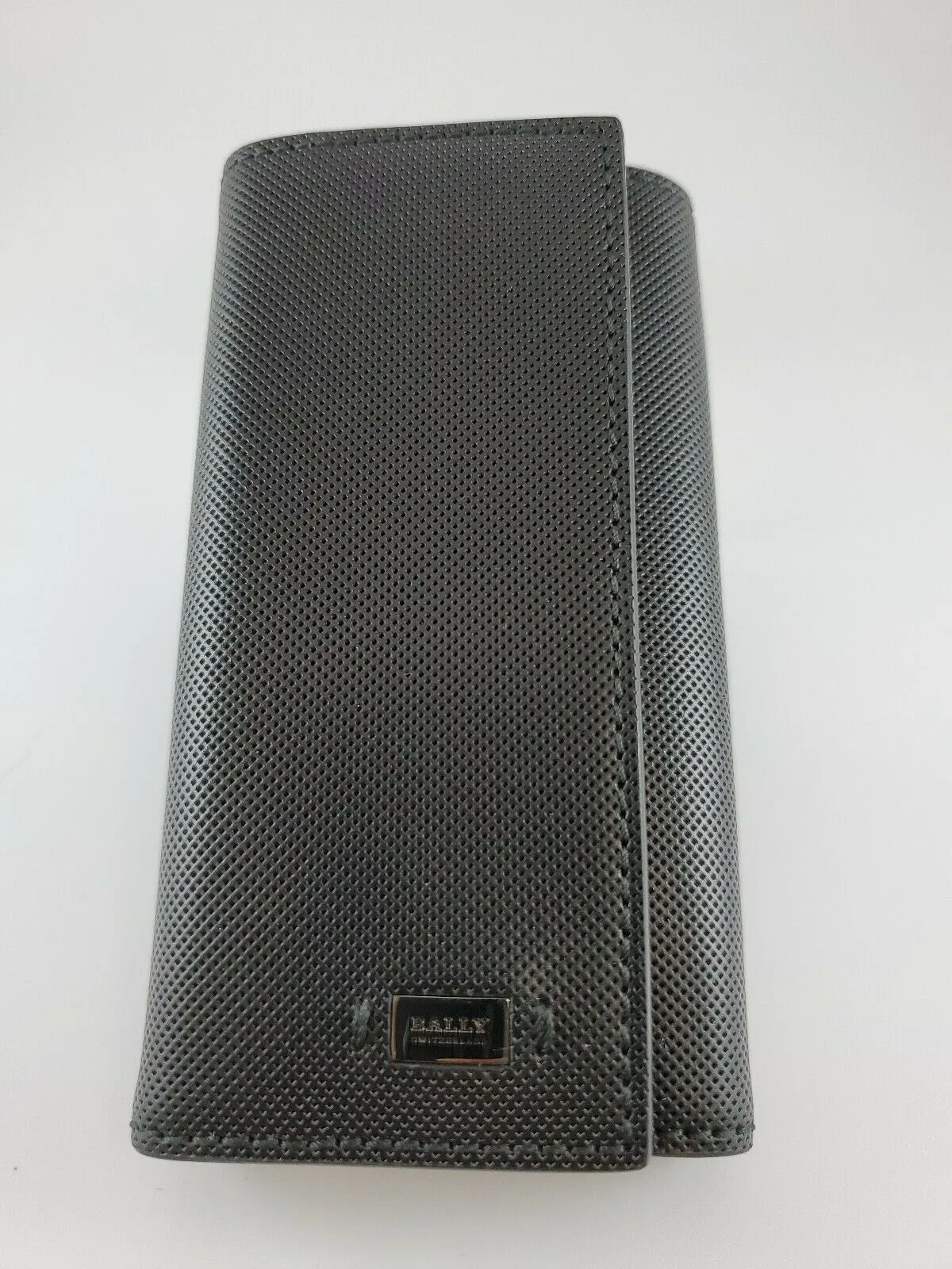 Bally Maltos Men's 6218440 Black Leather Key Case Wallet