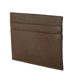 Billionaire Italian Couture Leather Cardholder Men's Wallet