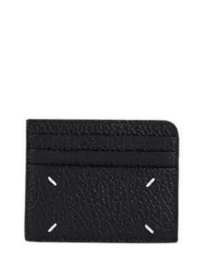Black Grained Leather Cad Holder