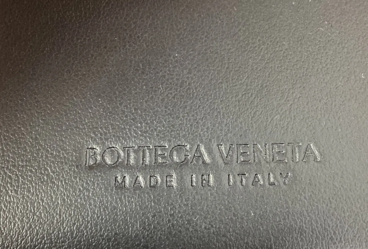 Bottega Veneta Cassette Intrecciato Billfold Wallet in Black Leather