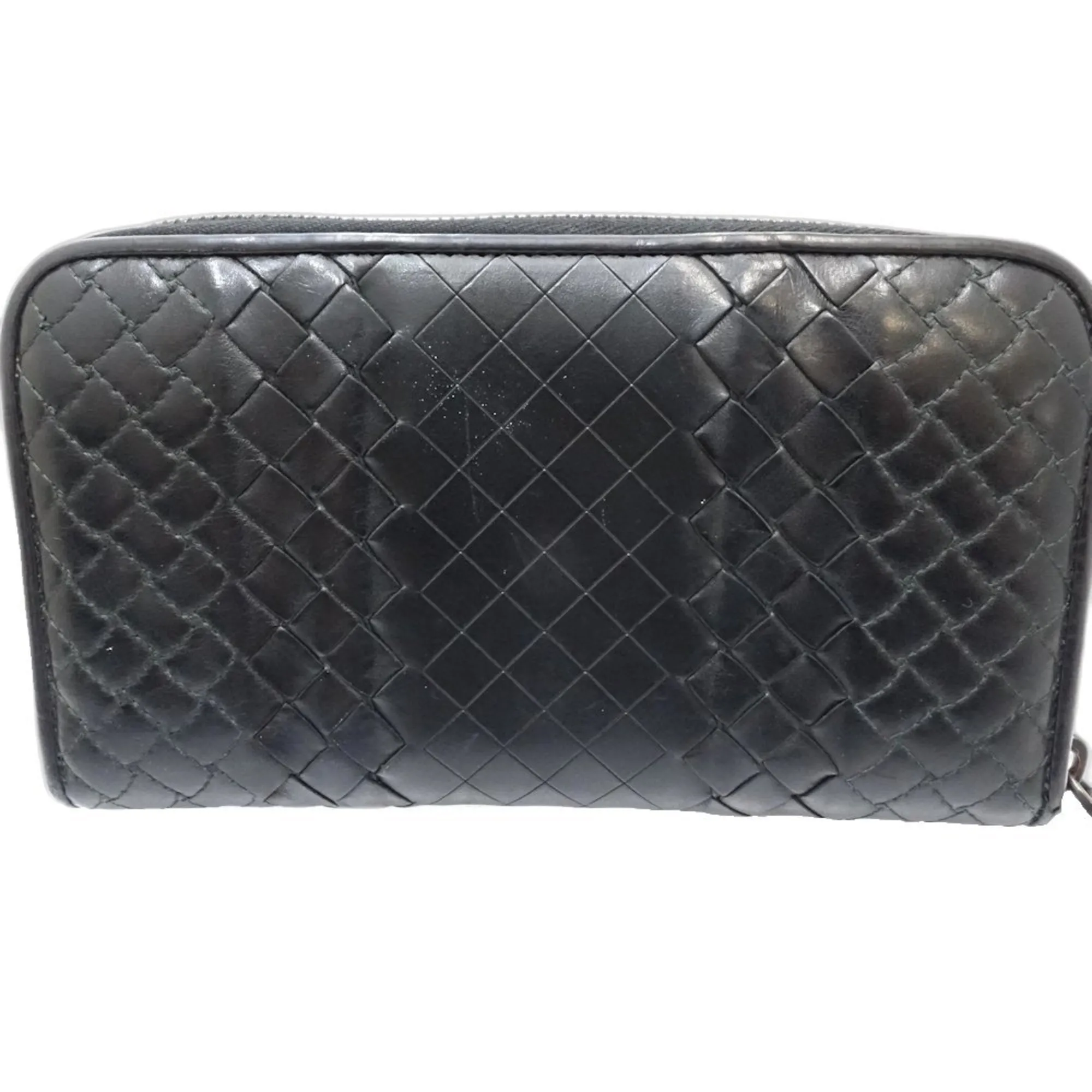 Bottega Veneta Intrecciato Leather Long Wallet (Bi-Fold) (Pre-Owned)
