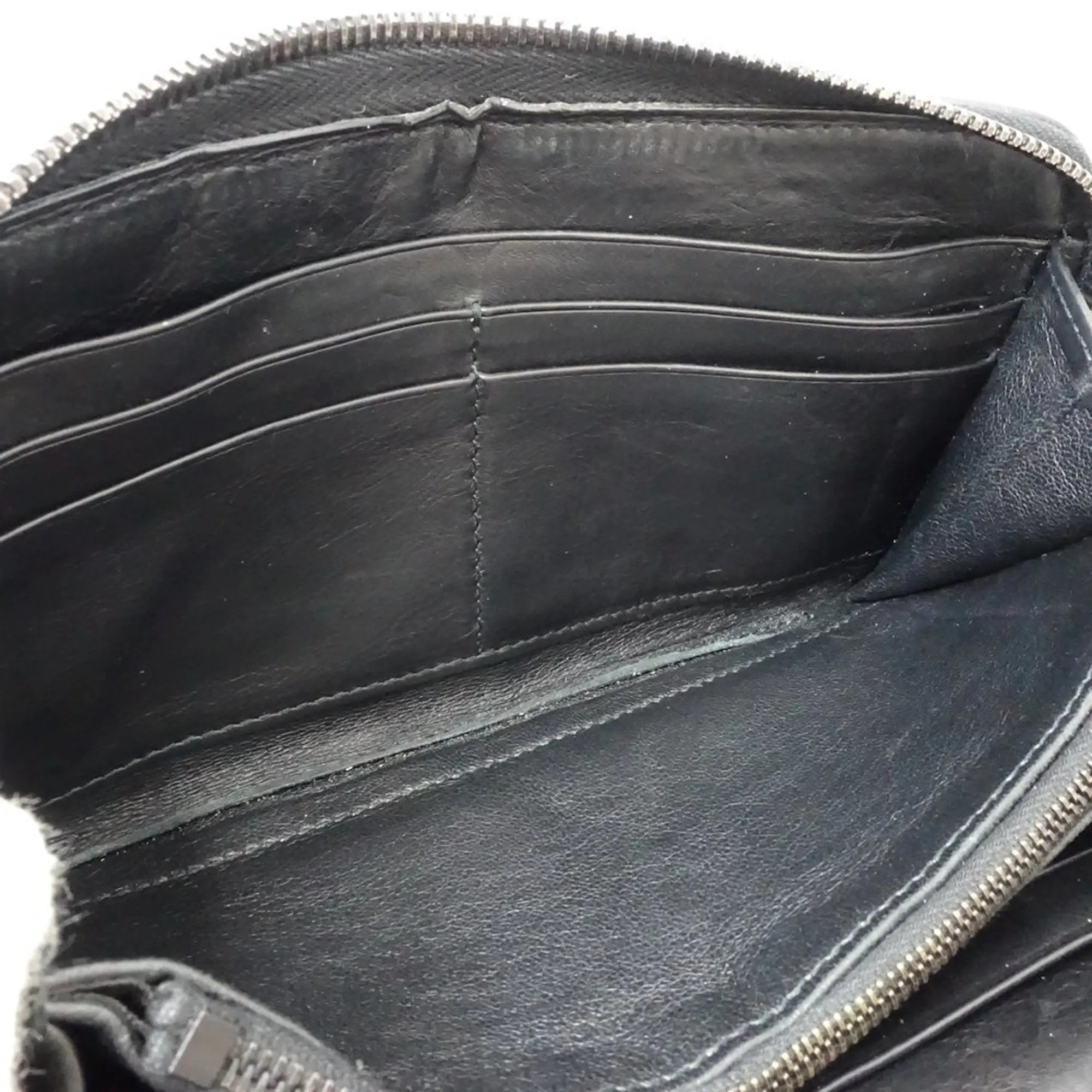Bottega Veneta Intrecciato Leather Long Wallet (Bi-Fold) (Pre-Owned)