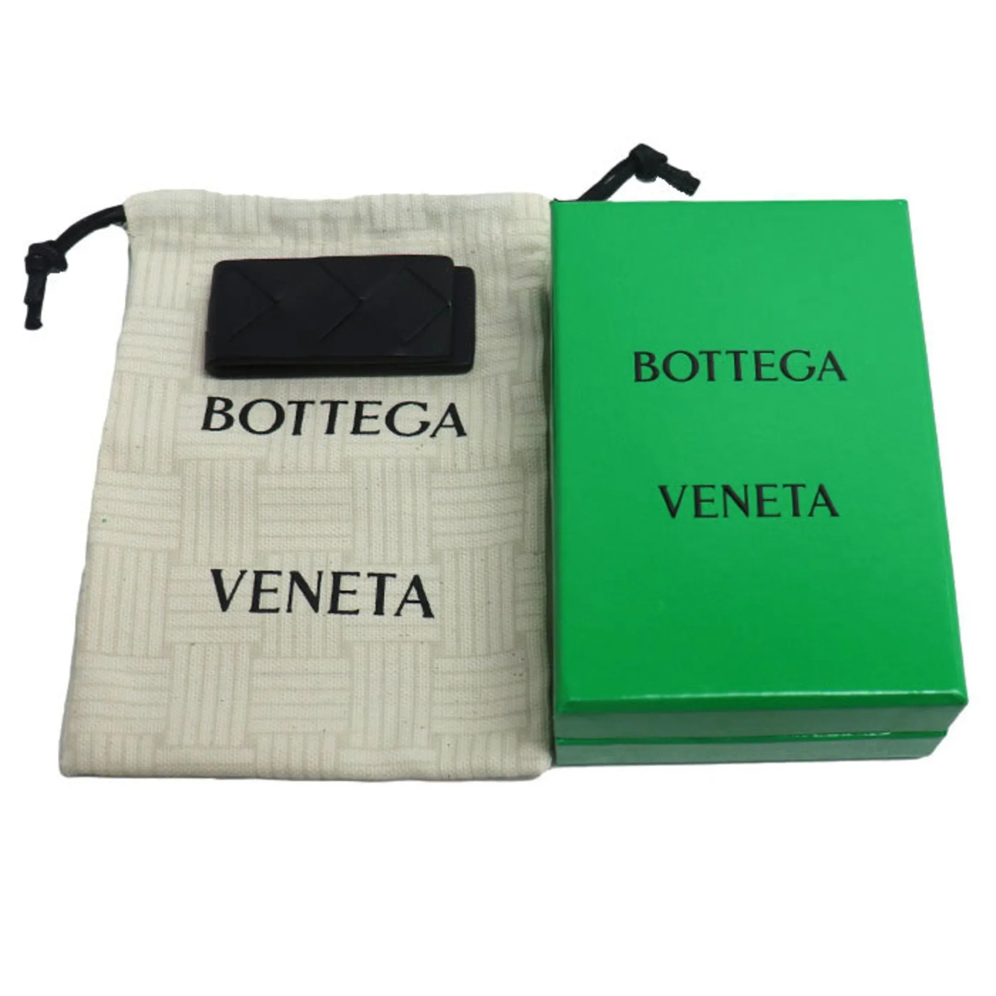 Bottega Veneta Intrecciato Leather Money Clip (Pre-Owned)