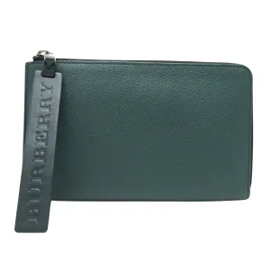 Burberry -  Leather Clutch Bag (Pre-Owned)