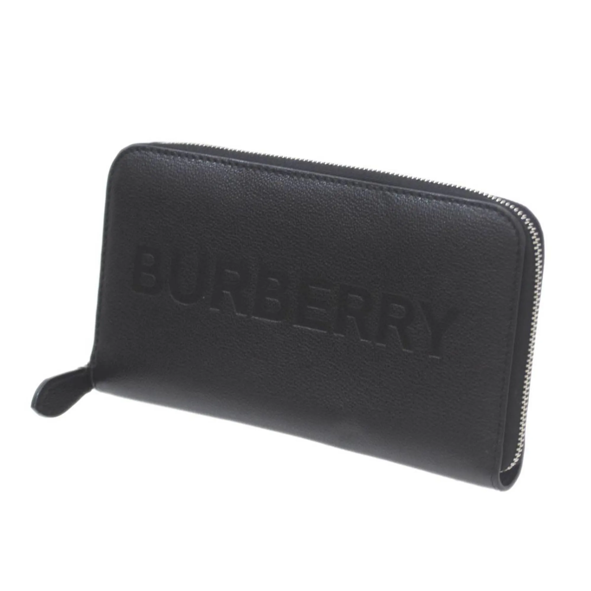 Burberry  Leather Long Wallet (Bi-Fold) (Pre-Owned)