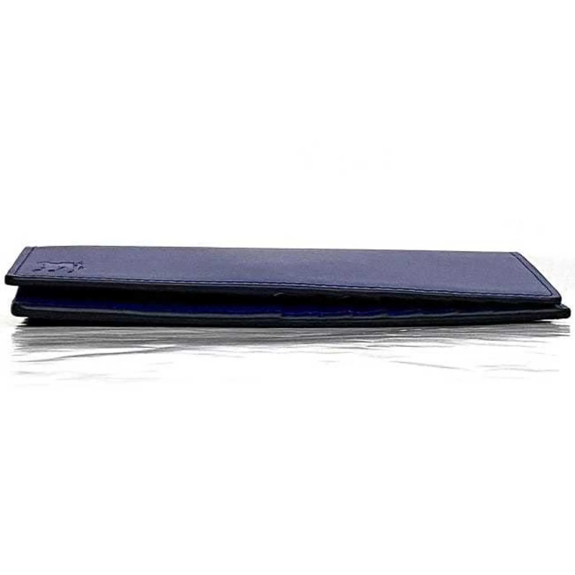 Burberry Leather Long Wallet (Bi-Fold) (Pre-Owned)