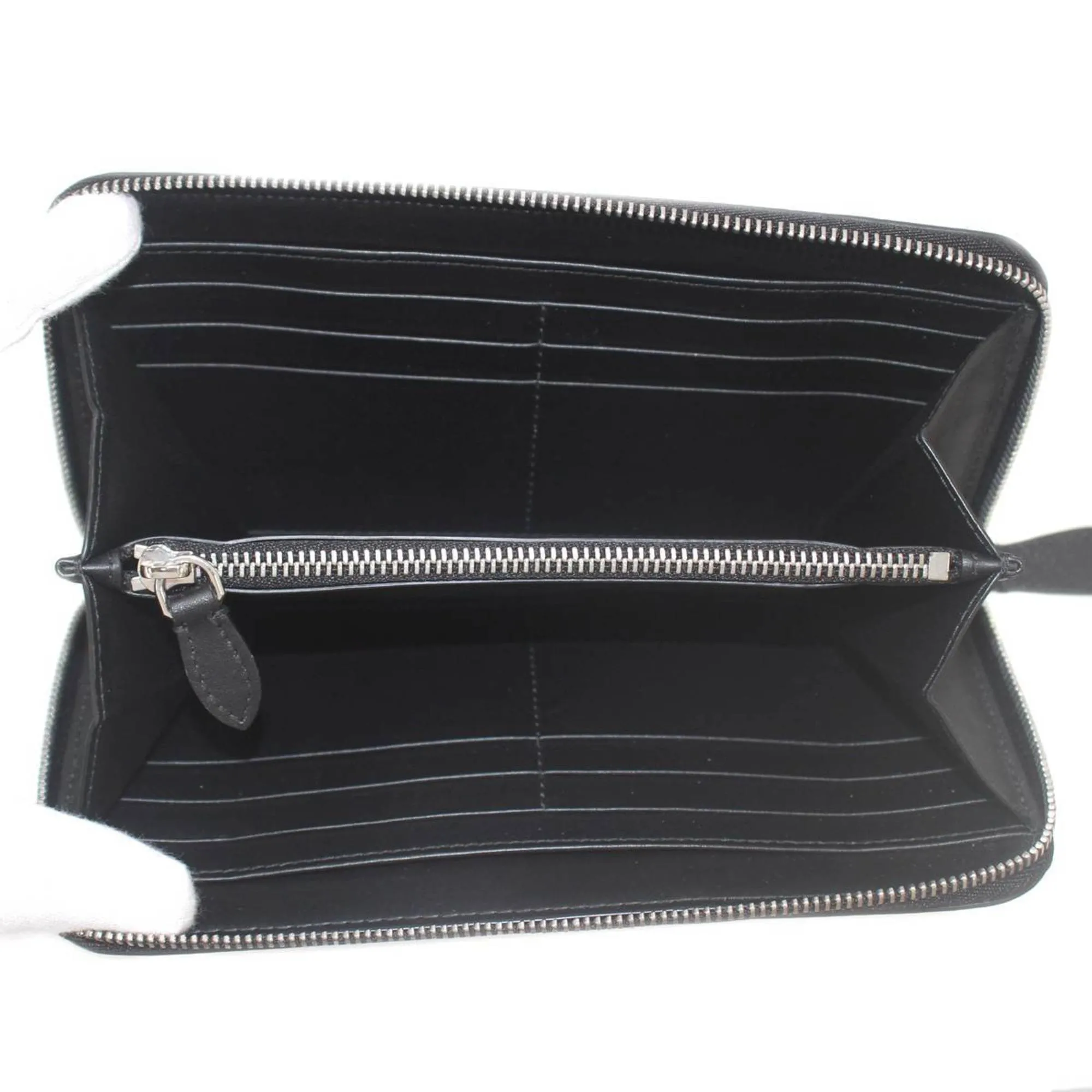 Burberry  Leather Long Wallet (Bi-Fold) (Pre-Owned)