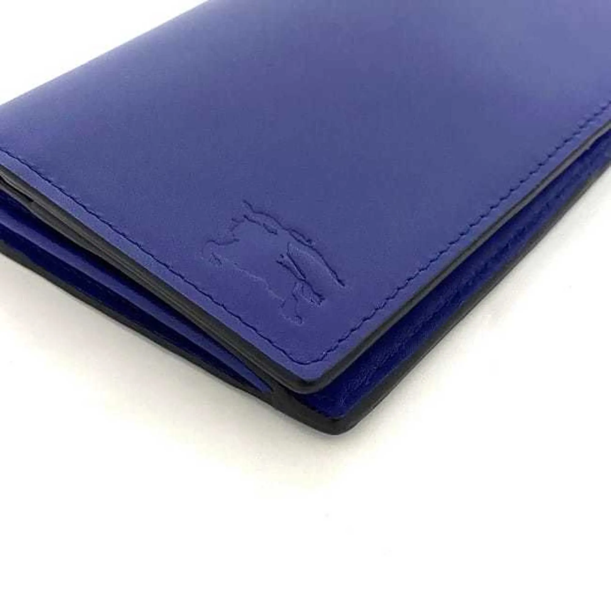 Burberry Leather Long Wallet (Bi-Fold) (Pre-Owned)