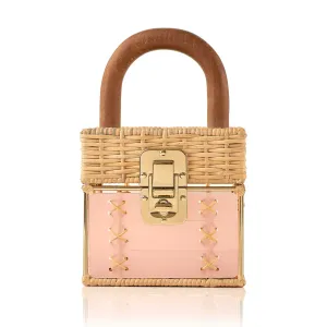 Cacau Gold Bag Pink