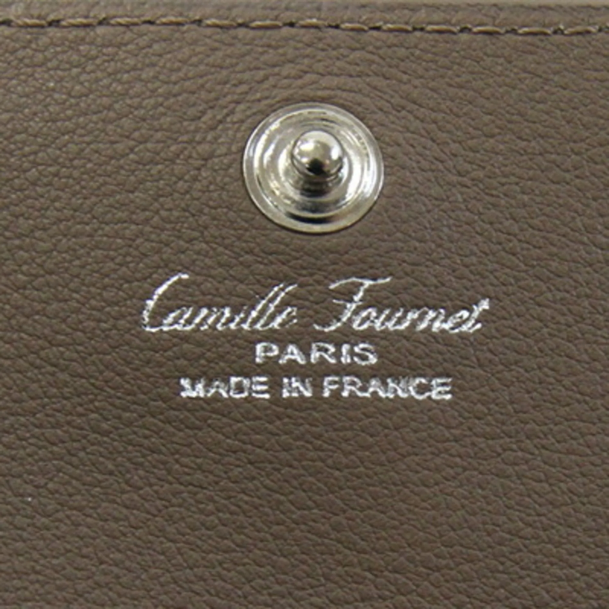 Camille Fournet Leather Coin Purse/Coin Case (Pre-Owned)