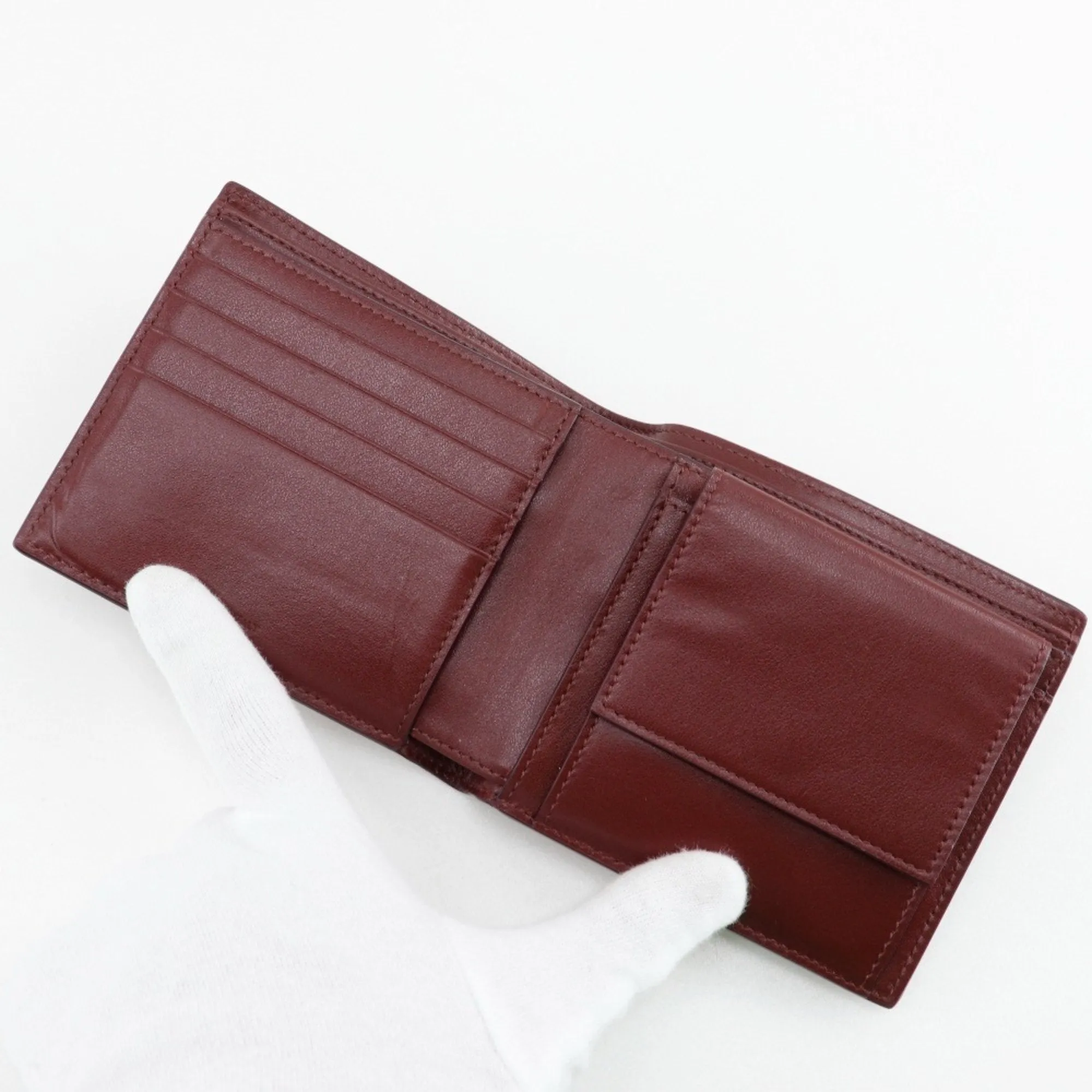 Celine  Color Leather Wallet (Bi-Fold) (Pre-Owned)