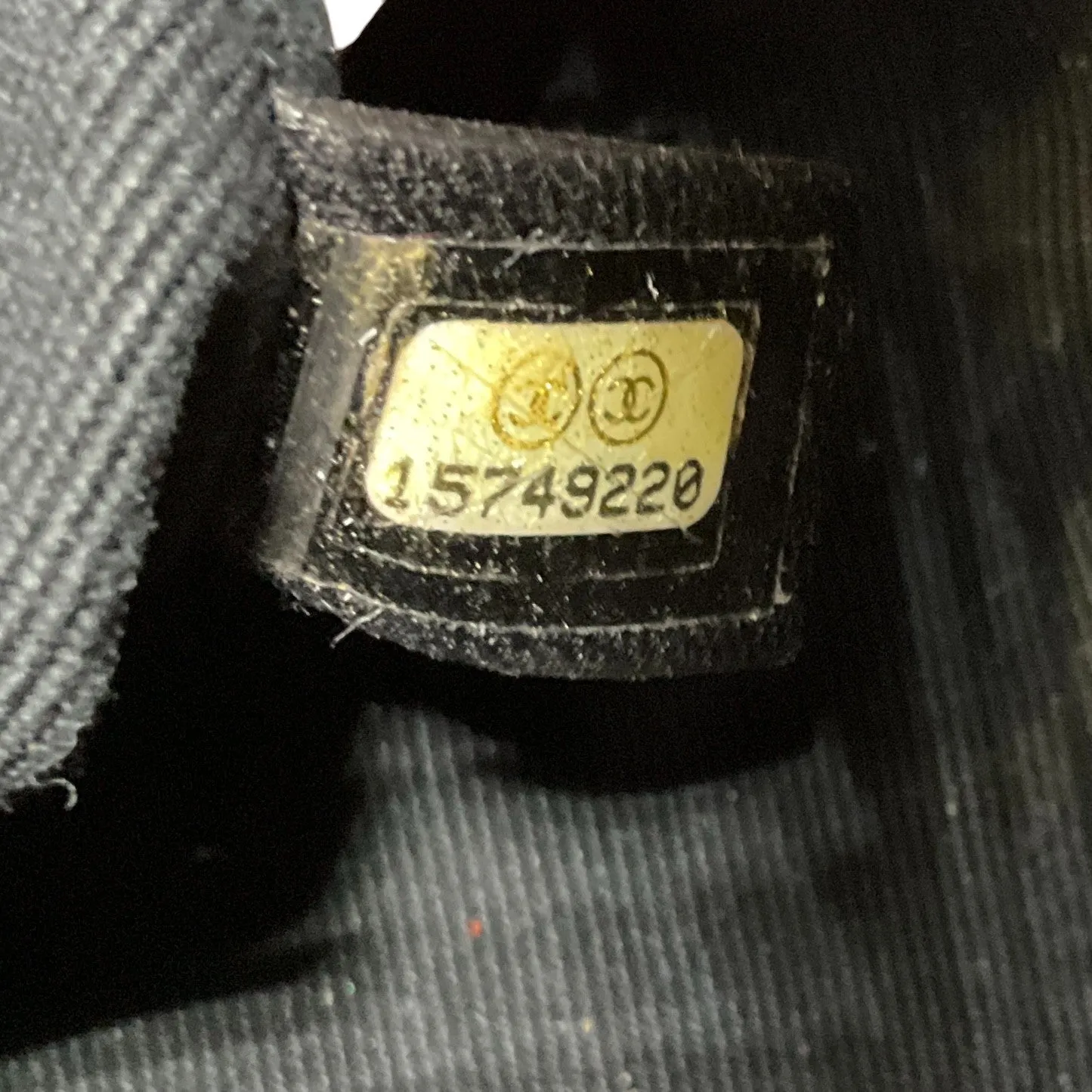 Chanel Black Quilted Glazed Calfskin Tote