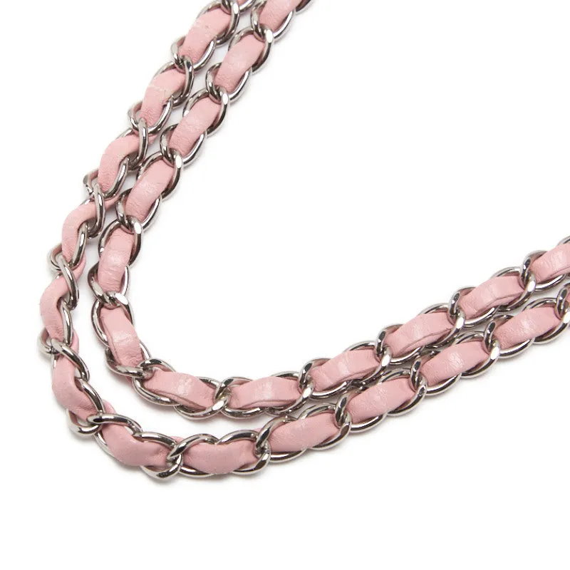 CHANEL ??CHANEL?? Turnlock Double Flap Chain Shoulder Tweede Pink (Silver G) Shoulder Bag Mini Shoulder Bag  Bag Hybrid ?? Delivery?? Eb Yaboo Online