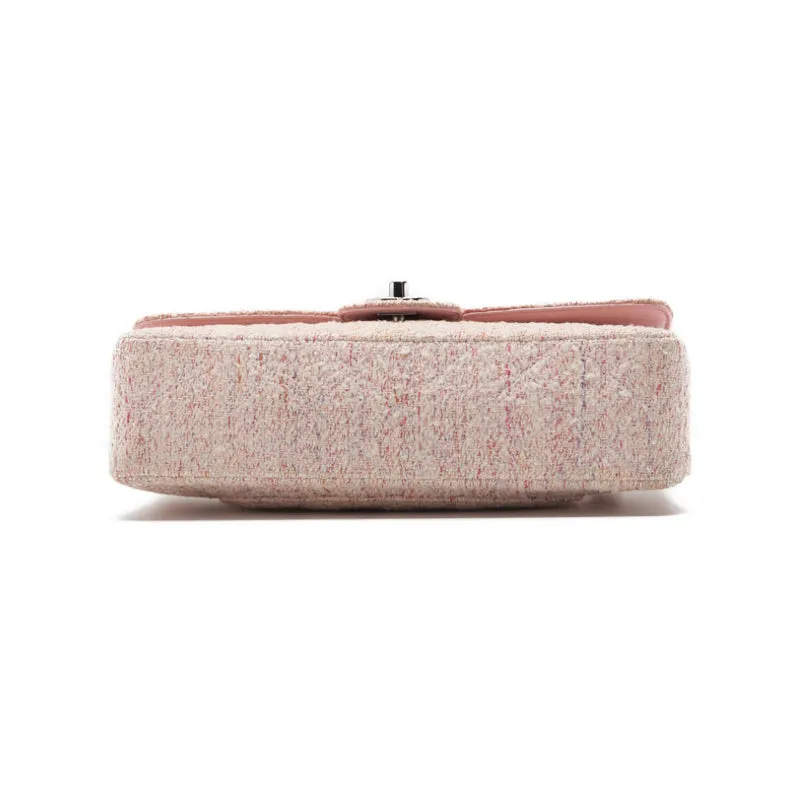 CHANEL ??CHANEL?? Turnlock Double Flap Chain Shoulder Tweede Pink (Silver G) Shoulder Bag Mini Shoulder Bag  Bag Hybrid ?? Delivery?? Eb Yaboo Online
