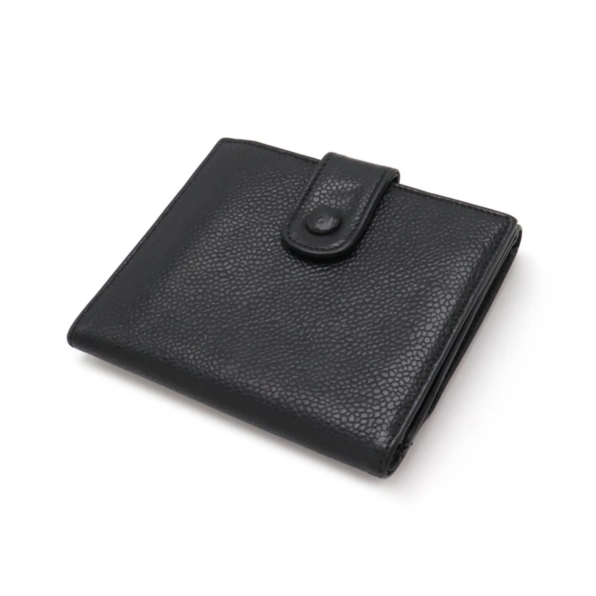 Chanel Grained Calfskin Wallet (Bi-Fold) (Pre-Owned)