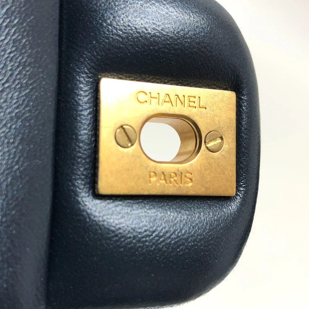 CHANEL Shoulder Bag denim blue Mini matrasse Women Used
