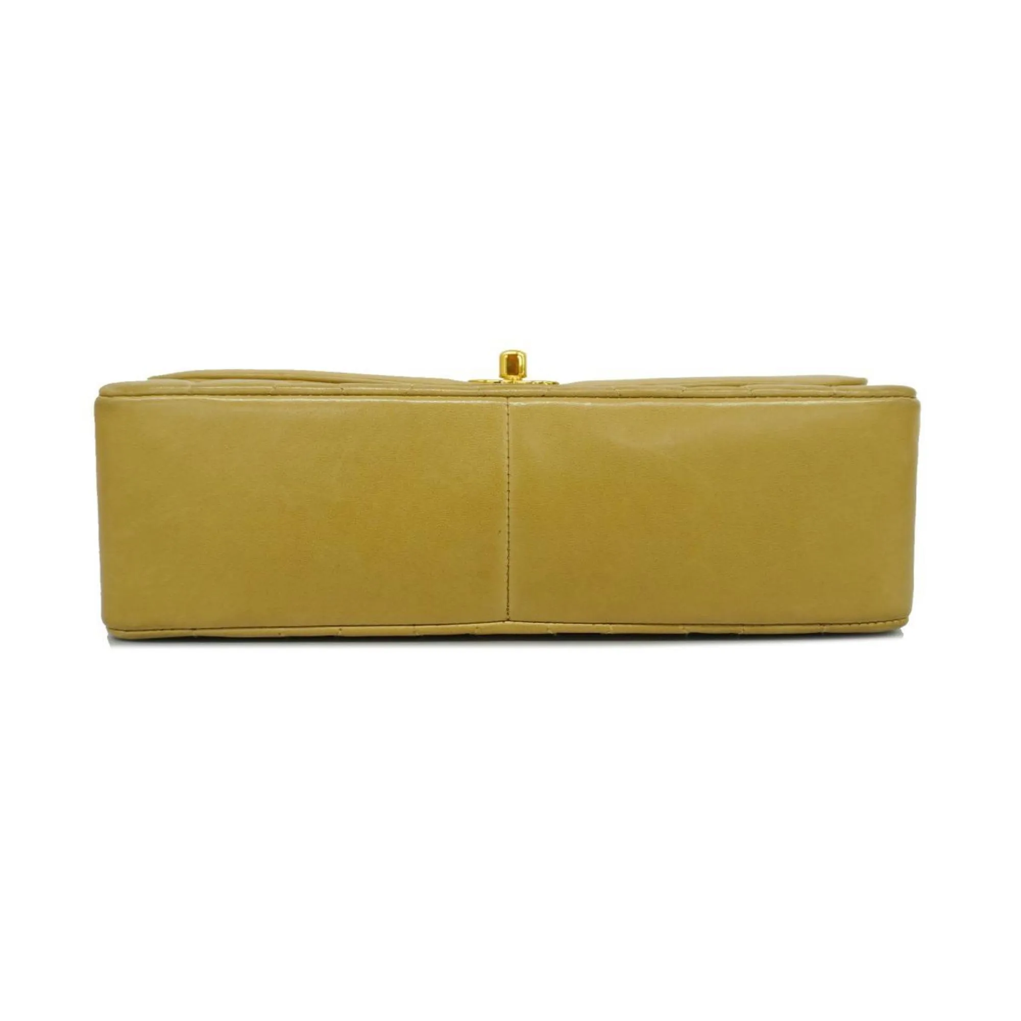 Chanel Shoulder Bag Diana Chain Lambskin Beige Women's