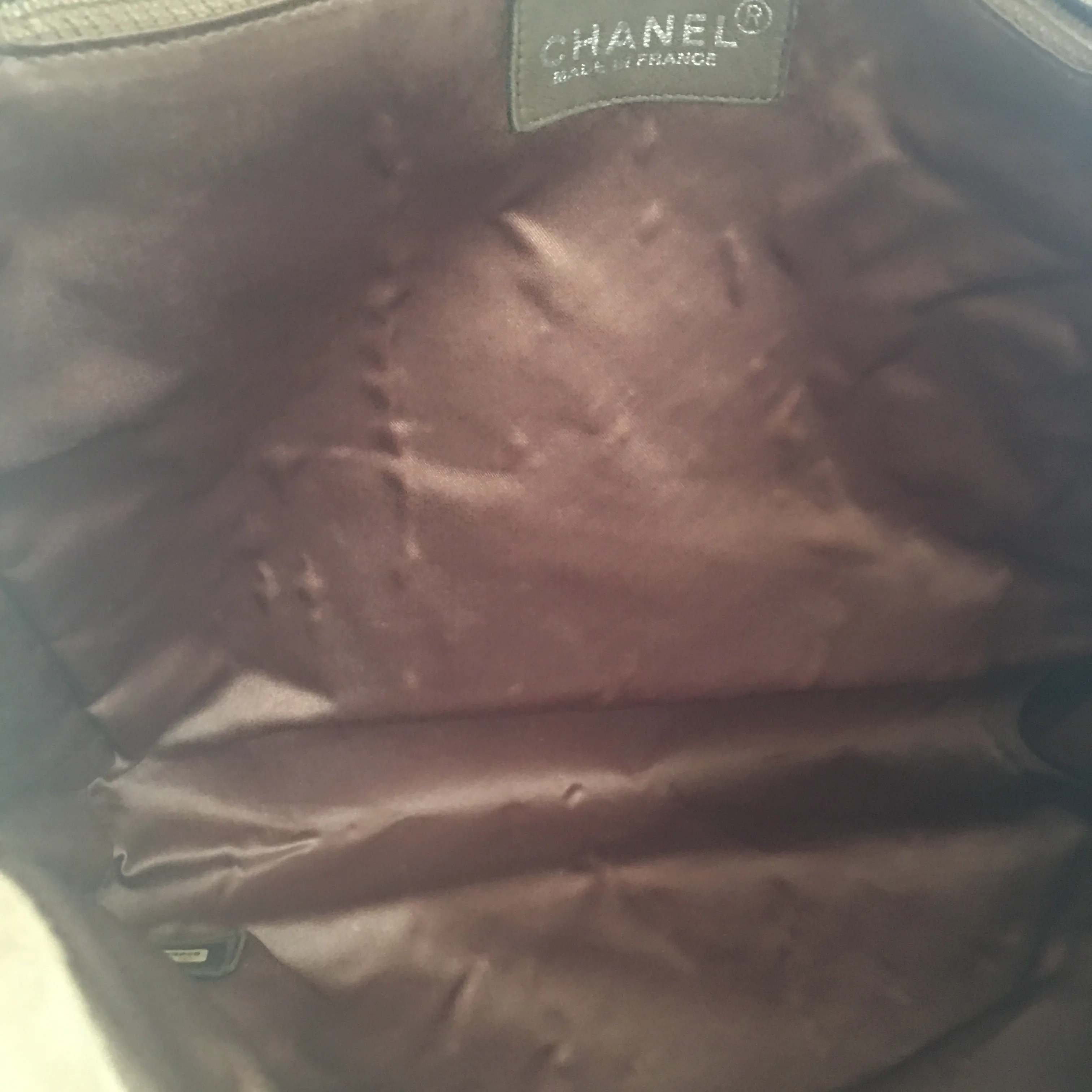 CHANEL Shoulder Bag in Beige Suede