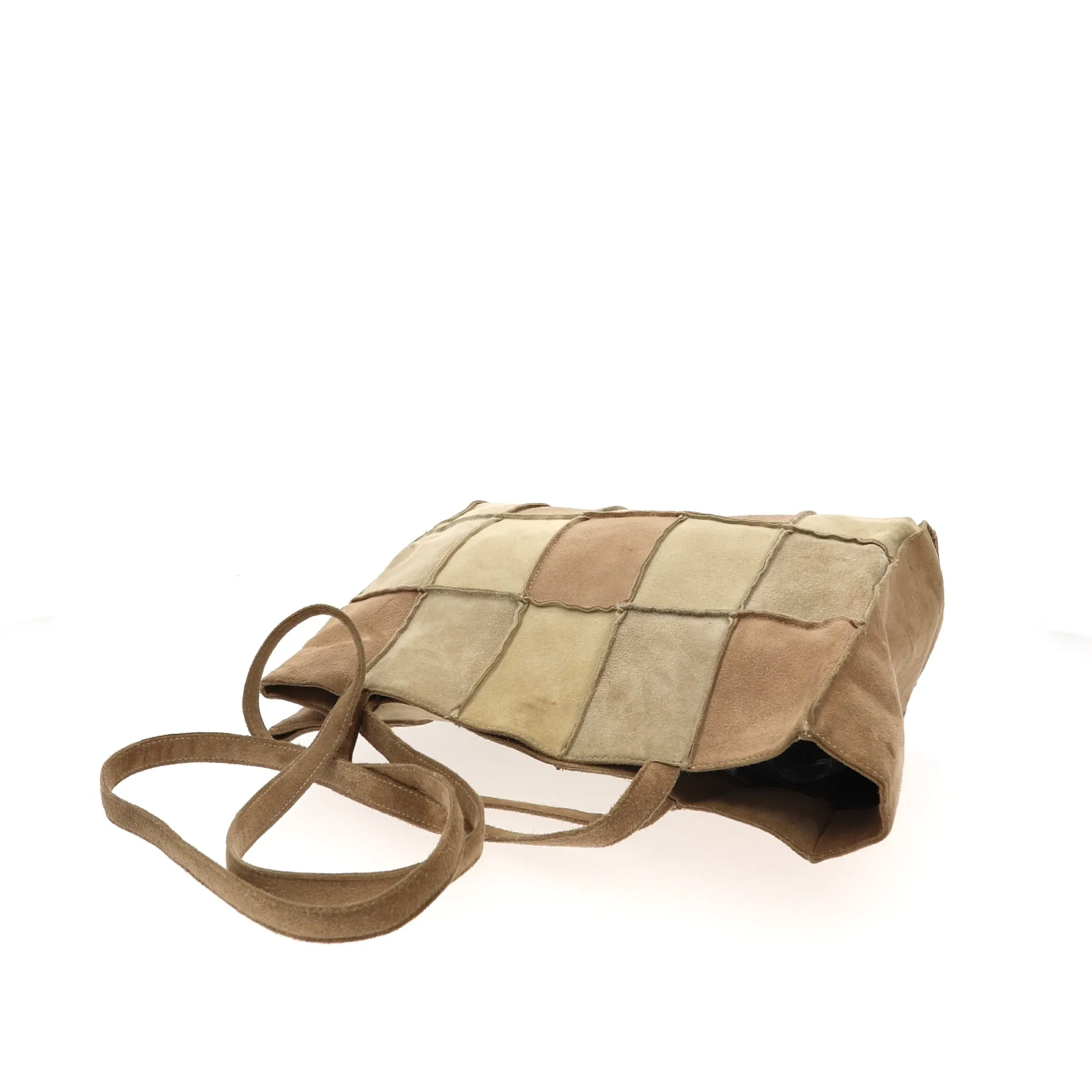 CHANEL Shoulder Bag in Beige Suede