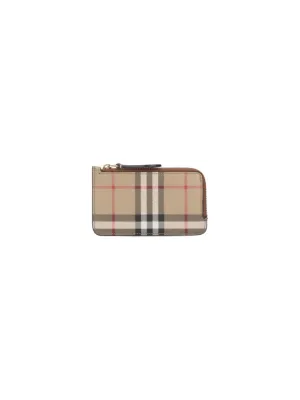 Check" Wallet ?Beige