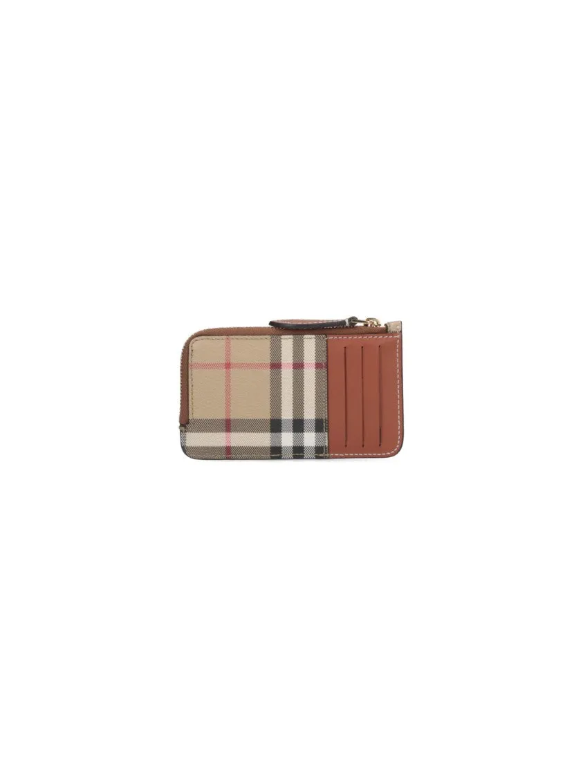 Check" Wallet ?Beige
