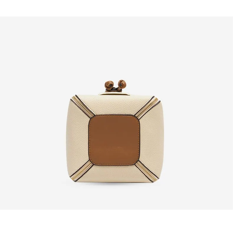 Chic Genuine Leather Designer Bucket Bag: New Fashion for Women