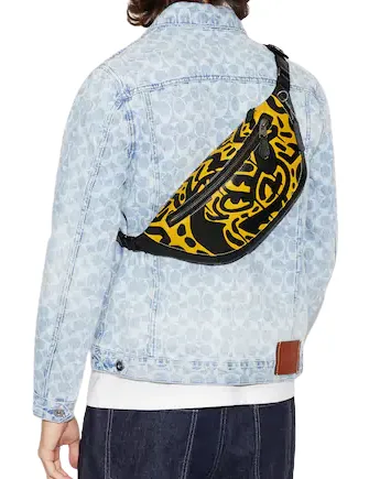 Coach Disney Mickey Mouse X Keith Haring Warren Belt Bag