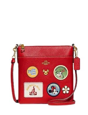 Coach Disney X Coach Kitt Messenger Crossbody With Patches