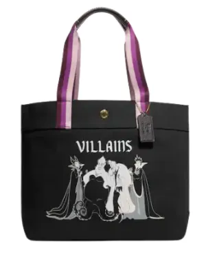 Coach Disney X Coach Tote With Villains Motif