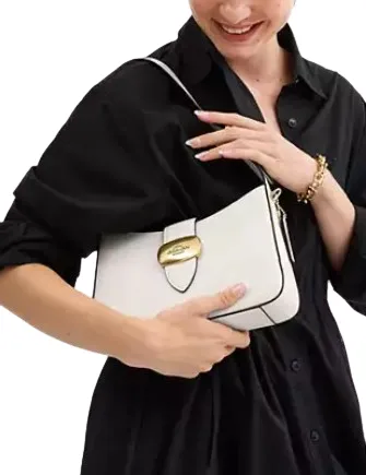 Coach Eliza Shoulder Bag With Zipper Closure