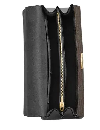 Coach Eliza Top Handle In Signature Canvas