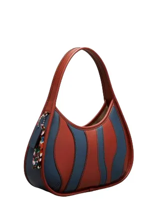 Coach Ergo Bag In Wavy Stripe Upcrafted Leather