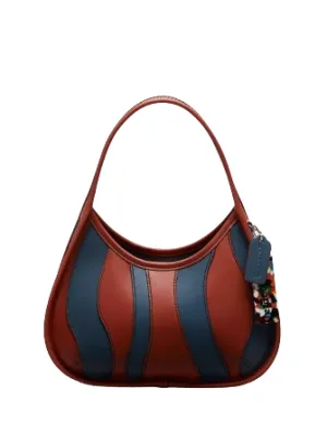 Coach Ergo Bag In Wavy Stripe Upcrafted Leather