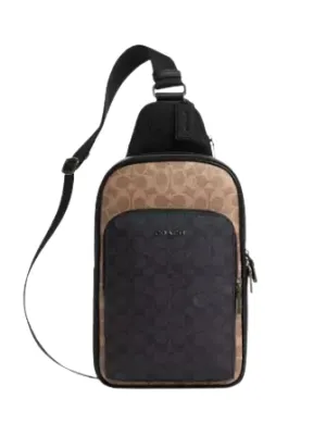 Coach Ethan Pack In Blocked Signature Canvas