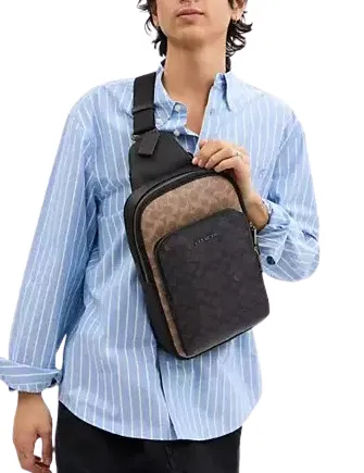 Coach Ethan Pack In Blocked Signature Canvas