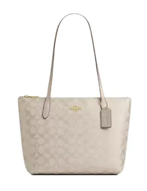 Coach Fiona Zip Tote Bag In Signature Canvas
