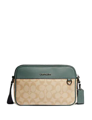 Coach Graham Crossbody In Colorblock Signature Canvas