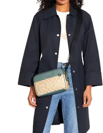 Coach Graham Crossbody In Colorblock Signature Canvas