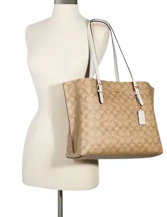 Coach Mollie Tote In Signature Canvas