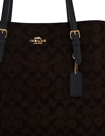 Coach Mollie Tote In Signature Canvas