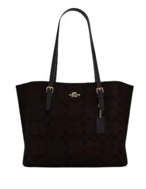 Coach Mollie Tote In Signature Canvas