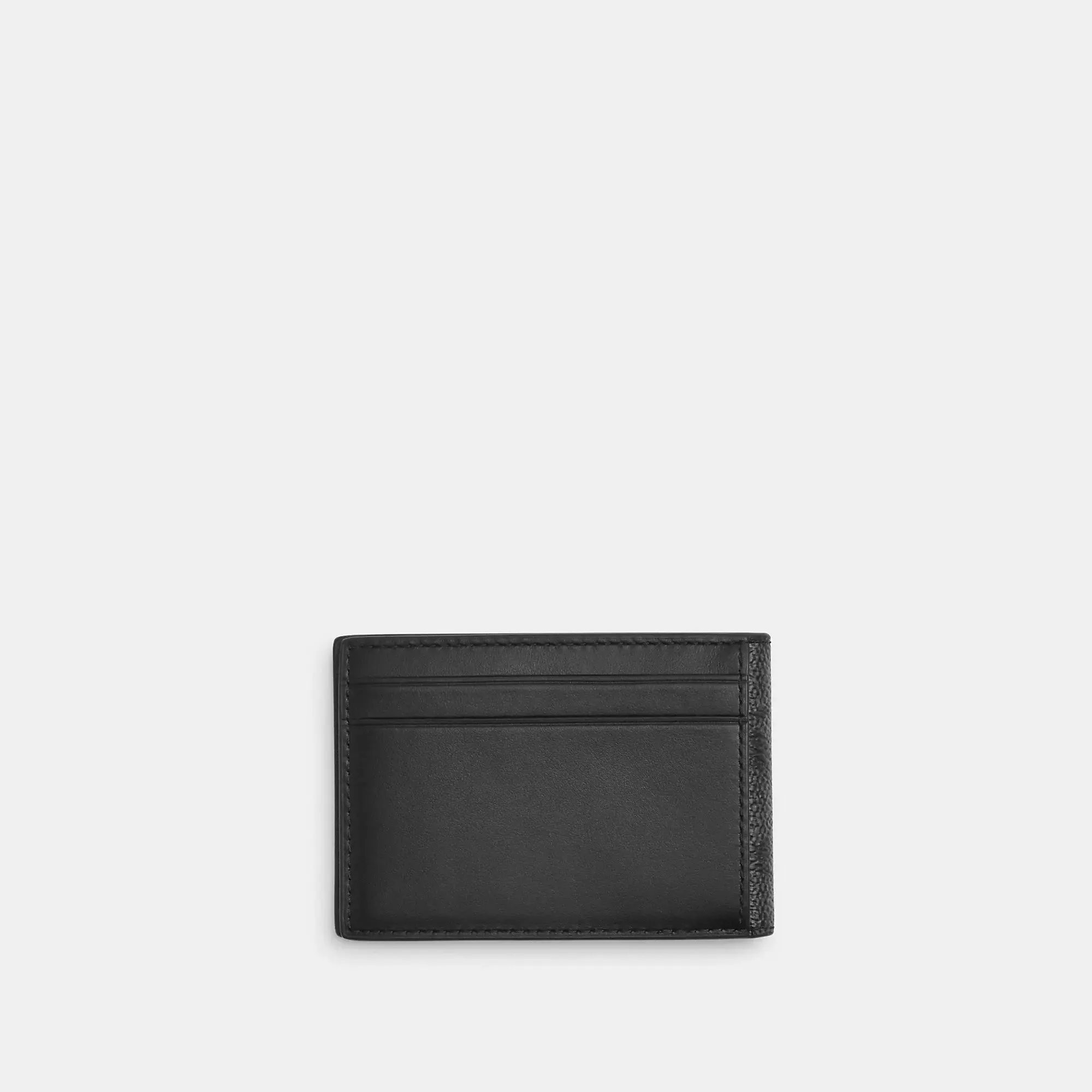 Coach Outlet Compact Billfold Wallet In Signature Canvas