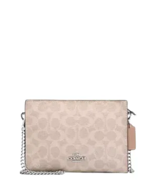 Coach Slim Crossbody Bag In Signature Canvas