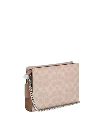 Coach Slim Crossbody Bag In Signature Canvas