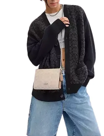 Coach Slim Crossbody Bag In Signature Canvas
